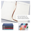 A5 200 Pages Fashion Glued PU Leather Cover Journal Travel Notebook Travellers Diary(Light Blue)