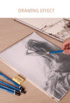 Sketch Pad 40 Sheets Artist Drawing Painting Art Paper with Thick Baseboard(28.7*20.8cm)