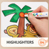 44cm*10m Kids Drawing Roll Color Filling Paper Graffiti Scroll Coloring Paper Toy(Style 01:2 themes)