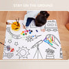 44cm*10m Kids Drawing Roll Color Filling Paper Graffiti Scroll Coloring Paper Toy(Style 02:5 themes)