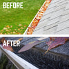 98x10cm 24Pc Gutter Brush Roof Leaf Guard Heavy Duty Twigs Filter Home Garden