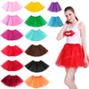 New Adults Tulle Tutu Skirt Dressup Party Costume Ballet Womens Girls Dance Wear, Rainbow, Kids