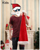 Christmas Unisex Adults Kids Novelty Hat Xmas Party Cap Santa Costume Dress Up, Long Santa Hat (Kids)