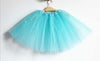 New Adults Tulle Tutu Skirt Dressup Party Costume Ballet Womens Girls Dance Wear, Aqua, Kids