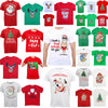 New Funny Adult Xmas Christmas T Shirt Tee Mens Womens 100% Cotton Jolly Ugly, Santa Surf (Green), XS