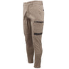 Men's Cotton Drill Cargo Work Pants UPF 50+ 13 Pockets Tradies Workwear Trousers, Khaki, 40