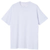 Adult 100% Cotton T-Shirt Unisex Men's Basic Plain Blank Crew Tee Tops Shirts, White, M