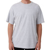 Adult 100% Cotton T-Shirt Unisex Men's Basic Plain Blank Crew Tee Tops Shirts, White, 3XL