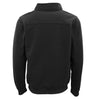 New Men's Unisex Adult Half-Zip Fleece Jumper Pullover Stand Collar Jacket Shirt, Black, 3XL