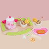 Kids Wooden Kitchen Tea Set Pretend Play