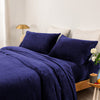 thermal microplush sheet set king midnight