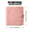 LIFEBEA 200 Pockets Photo Album for Fujifilm Instax Mini 11 12 9 40 Evo Liplay 8 7+ Instant Camera, Photo Album for Polaroid Kodak HP Zink 2x3" Photo (Pink)