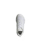 White Leatherette and Mesh Running Shoes - 9 US