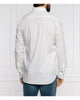 Aeronautica Militare White Cotton Shirt with Eagle Logo and Button Closure L Men