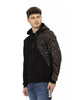 Hooded Sweatshirt with Shield Logo Print S Men