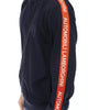 Zip-up Sweatshirt with Side Pockets and Printed Shield Logo L Men