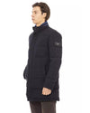 Long Jacket with External Welt Pockets and Metal Monogram XL Men