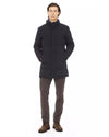 Long Jacket with External Welt Pockets and Metal Monogram XL Men