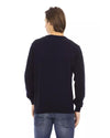 Baldinini Crewneck Sweater with Metal Monogram L Men