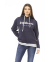 Front Logo Long Sleeve Fleece Hoodie with Maxi Front Pocket XL Women