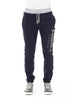 Lace Closure Fleece Sport Pants with Logo and Pockets S Men