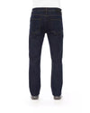 Logo Button Regular Fit Jeans with Tricolor Insert and Contrast Stitching W34 US Men