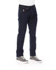 Logo Button Regular Fit Jeans with Tricolor Insert and Contrast Stitching W40 US Men