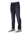 Logo Button Regular Fit Jeans with Tricolor Insert and Contrast Stitching W36 US Men