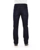 Logo Button Regular Fit Jeans with Tricolor Insert and Contrast Stitching W36 US Men