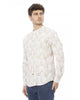 Regular Fit Shirt with Mandarin Collar and Button Closures L Men