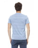 Short Sleeve T-shirt with Round Neck and Front Print M Men