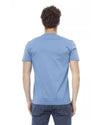 Short Sleeve T-shirt With Round Neck. Front Print. S Men