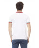 Embroidered Tricolor Collar Polo Shirt M Men