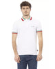 Embroidered Tricolor Collar Polo Shirt XL Men