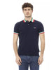 Embroidered Tricolor Collar Polo Shirt 4XL Men