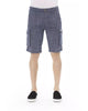 Cargo Shorts with Front Zipper and Button Closure W30 US Men