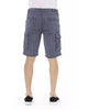 Cargo Shorts with Front Zipper and Button Closure W36 US Men