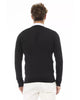 Metal Monogram V-Neck Sweater with Ribbed Details 50 IT Men