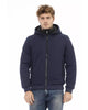 Threaded Pocket Jacket with Double Breasted Front Closure M Men