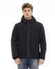 External Threaded Pocket Jacket with Logo Zipper Closure L Men