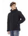 External Threaded Pocket Jacket with Logo Zipper Closure L Men