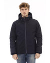 External Threaded Pocket Jacket with Logo Zipper Closure L Men