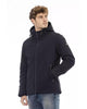 External Threaded Pocket Jacket with Logo Zipper Closure L Men