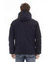 External Threaded Pocket Jacket with Logo Zipper Closure L Men