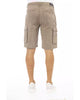 Cargo Shorts with Front Zipper and Button Closure Multiple Pockets W30 US Men