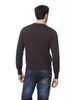 Embroidered Merino Wool Crew Neck Sweater XL Men