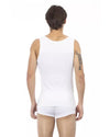 Stretch Cotton Logoed Shoulder Pad Mens Tank Top L Men