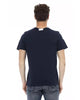 Front Print T-Shirt with Logo on Back L Men