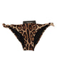 Leopard Print Bikini Bottom - Dolce &amp; Gabbana 3 IT Women