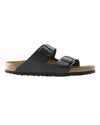 Classic 2-Strap Sandals with Suede Footbed Lining - 40 EU